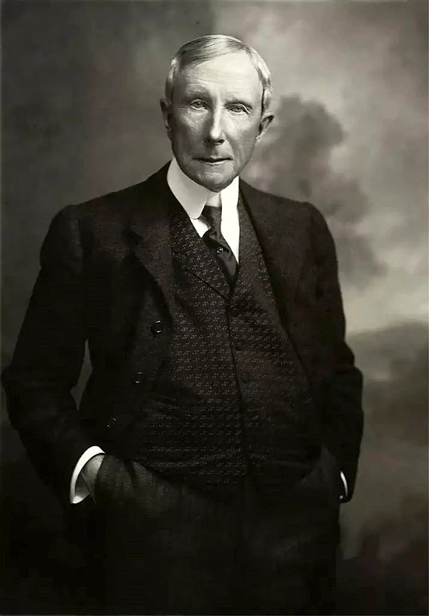John D. Rockefeller, fundador da dinastia e do trust de 1934
